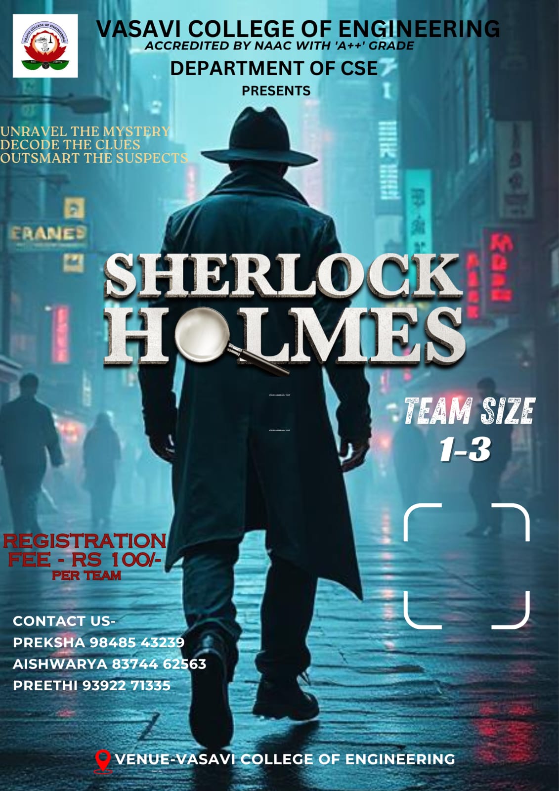 Sherlock Holmes Challenge